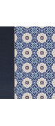 Biblia de Apuntes RVR 1960 Letra Grande i/piel Mosaico crema y azul