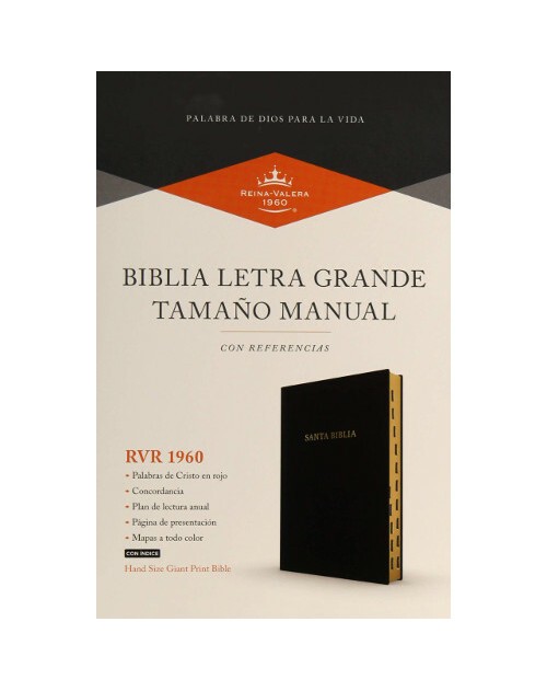 Biblia Letra Grande con Indice y Concordancia
