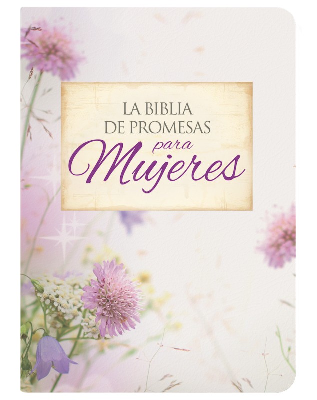 Biblia de Promesas Reina Valera 1960 – Compacta Imitación Piel Floral Tapa Blanda