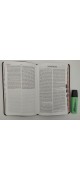 RVR 1960 Biblia Ultrafina, piel fabricada con índice