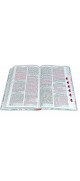 Biblia Letra Grande, RV1960 flexible rosa floral con índice