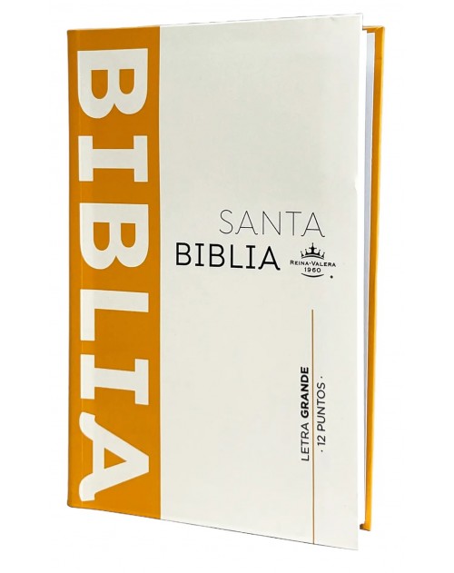 Biblia Letra Grande RV1960 flexible Duotone Amarillo Blanco