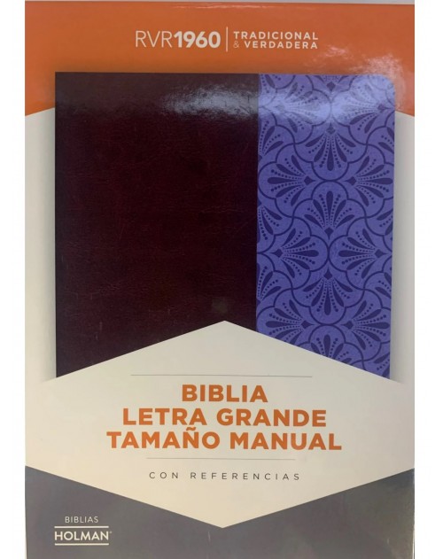 Biblia Letra Grande Tamaño Manual Morada