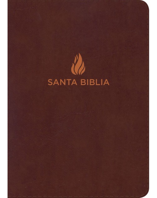 Biblia RVR60 Letra Gigante marrón, piel fabricada