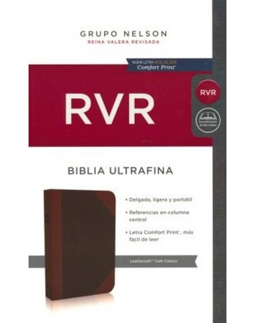 Biblia Reina Valera Revisada, Ultrafina, Cafe Clasica